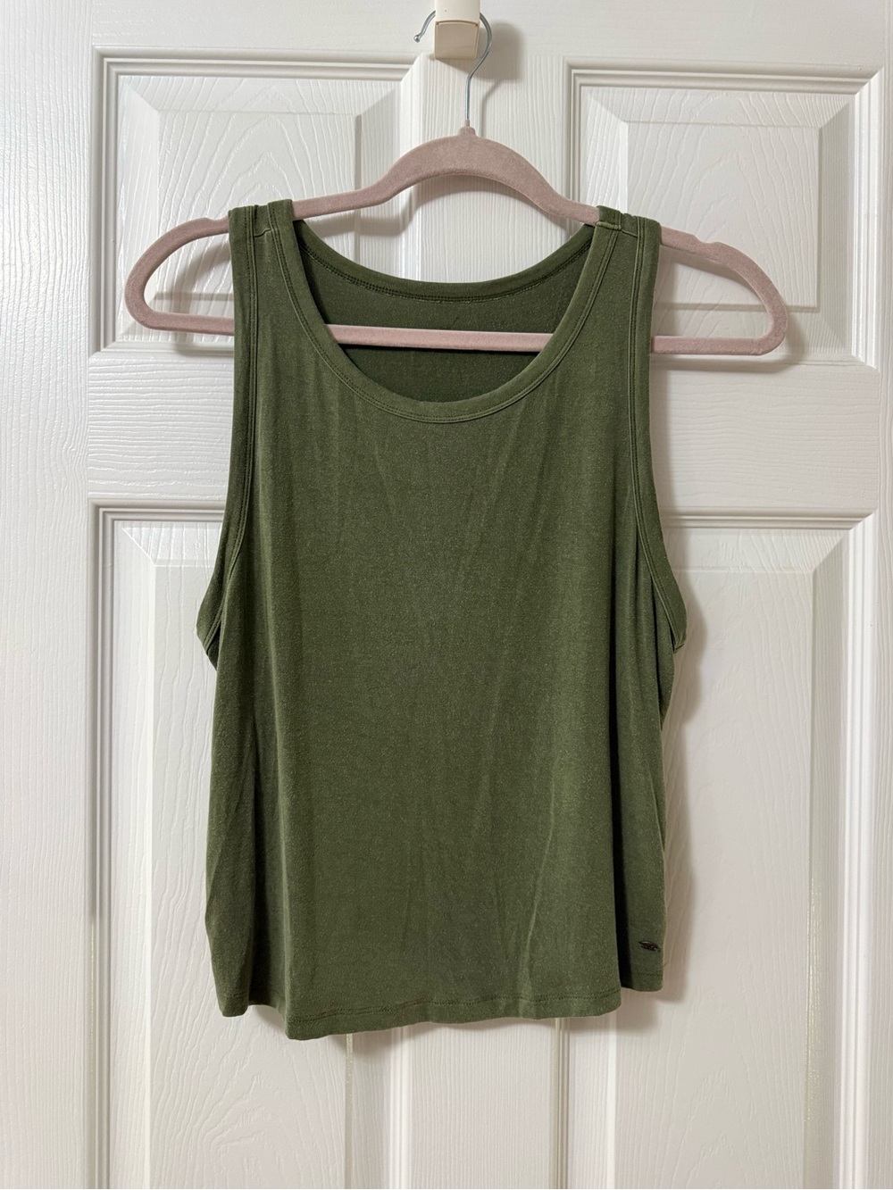 American Eagle Outfitters Olive Green Women's Tank Top